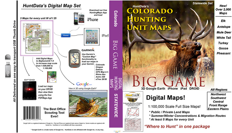 Digital Maps - Colorado State Map Set